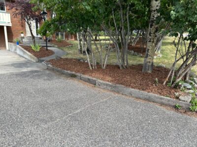 landscape maintenance - mulching